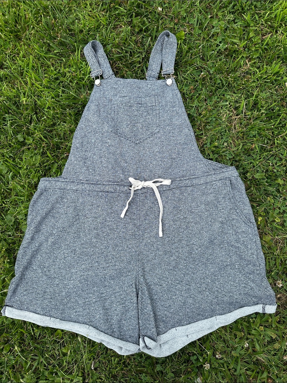 Knit Short Overalls